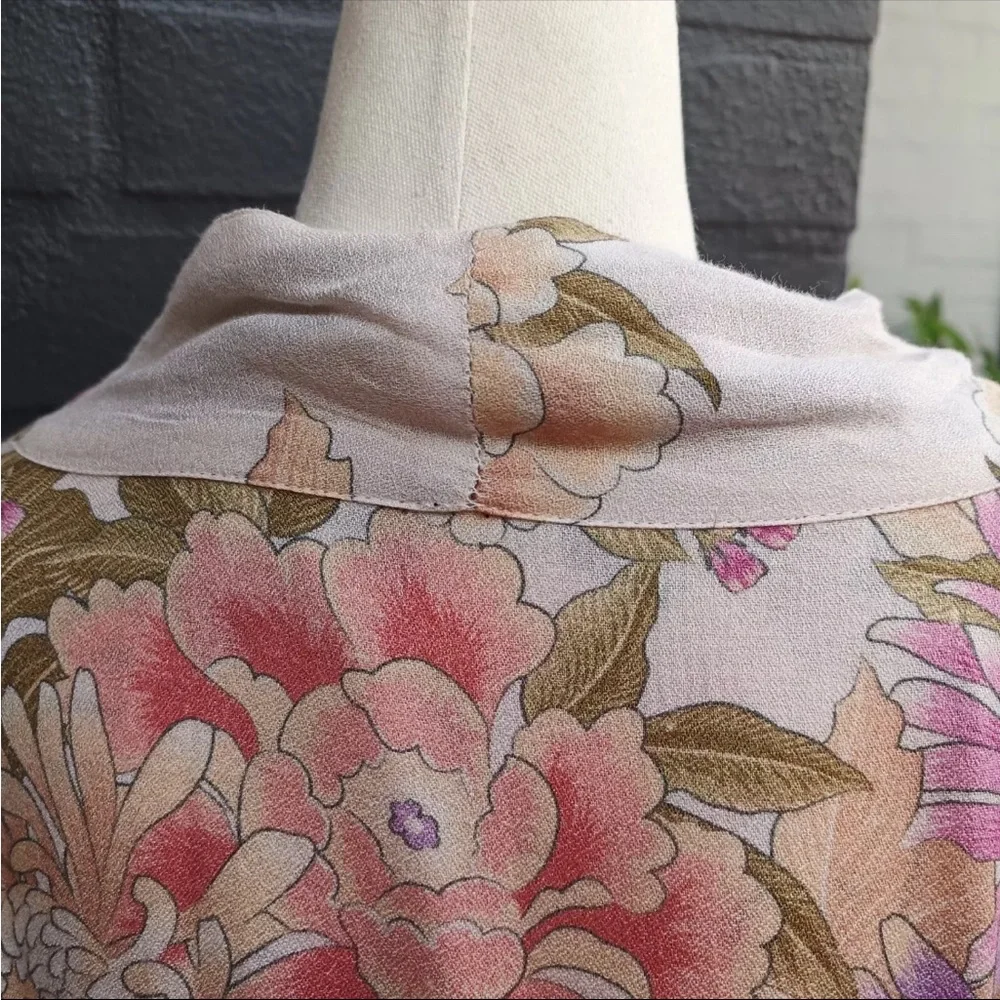 Spell & The Gypsy Vintage OS Blue Skies Reversible Rare Unicorn Kimono Duster - Picture 14 of 16